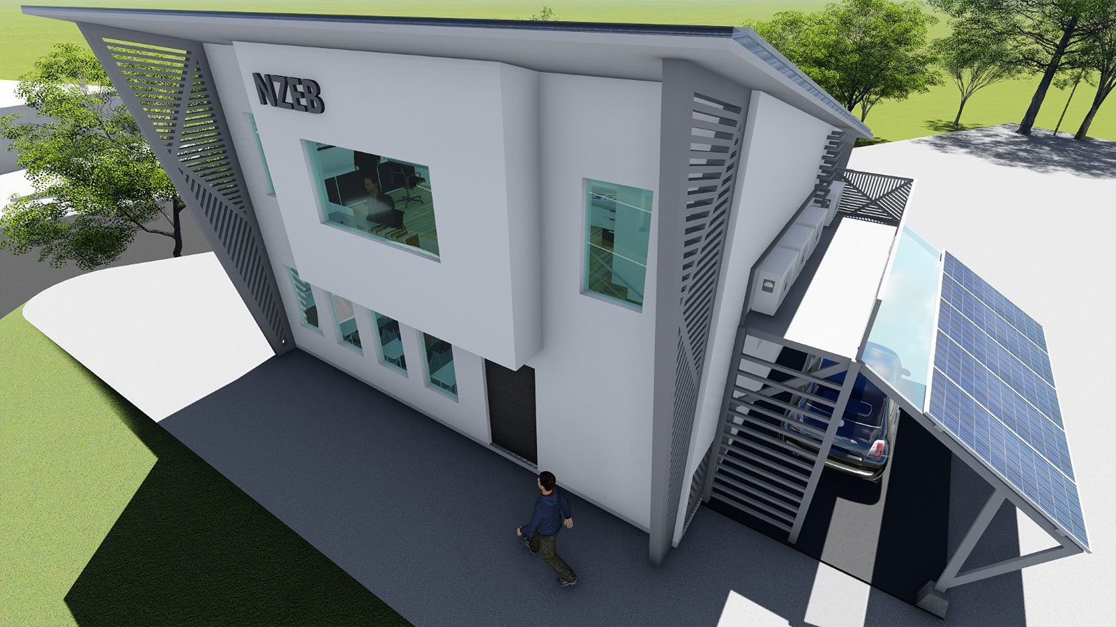 Universidad Centroamericana Jose Simeon Canas net-zero energy building